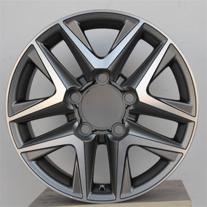 Flrocky Brook Beadlock Design 17X9 18X9 pouces jante de roue voiture de tourisme jante en alliage noir mat 5 6 trous - Product Image 6