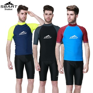 Shark <span class=keywords><strong>Bart</strong></span> Combinaison de plongée en latex à manches courtes pour homme, séchage rapide, imperméable, respirante, maillot de bain d'été - Product Image 2