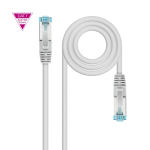 Cable de red categoría 7 LSZH SFTP PIMF AWG26 de 7 m, ideal para conexiones de alta velocidad y redes de datos en entornos seguros. - Product Image 1