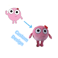 Adorable coussin de 30 cm, peluche personnalisée, jouet en peluche, rembourrage en coton PP, matériau 100% polyester, soulagement du stress pour les fêtes