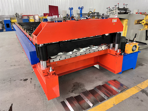 Nouvelle machine de profilage de tôles pour panneaux de carrosserie de conteneurs frigorifiques, avec commande PLC et pompe de découpe hydraulique - Product Image 3