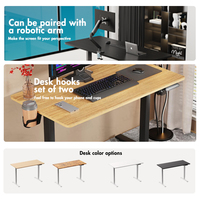 Bureau debout modulaire extensible automatique en métal au design moderne bureau électrique à hauteur réglable pour la maison chambre à coucher à usage quatre