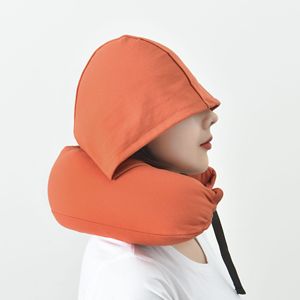 Sudadera con capucha personalizable en forma de U, almohada de viaje, soporte suave, cabeza de barbilla <span class=keywords><strong>para</strong></span> vuelo largo, viaje de negocios - Product Image 2