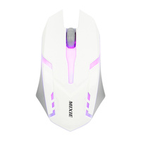 Souris filaire X3 USB lumineuse, souris de jeu colorée avec lumière respirante pour ordinateur