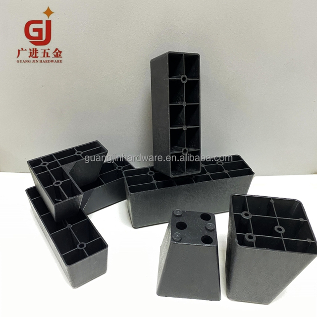 Furniture Sofa Legs Accessories 50mm Seven-frame Plastic Legs ABS Material Furniture Support Legs