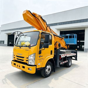 4x2 Aerial Work Truck 34m High-altitude Operation Trucks Manual Diesel Straight Arm Aerial Truck - Product Image 2