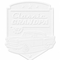 Plaque Métallique Vintage Classique « Grand-père 1957 » – Décoration Murale Rétro pour Garage, Cave à Outils, Atelier Automobile