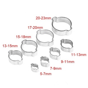 Collier de <span class=keywords><strong>serrage</strong></span> à double oreille en acier au carbone SS 201 304 316, sur mesure et en stock, à dégagement rapide - Product Image 4