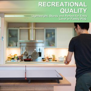 Table de <span class=keywords><strong>ping</strong></span>-<span class=keywords><strong>pong</strong></span> portable et pliable pour le sport, <span class=keywords><strong>jeu</strong></span> de tennis de table d'intérieur avec matériau MDF - Product Image 6