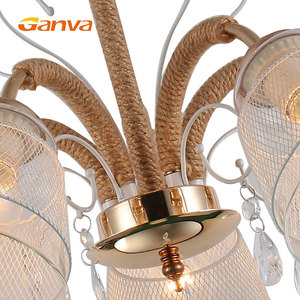 Antiguo lámparas de araña de cristal <span class=keywords><strong>para</strong></span> la venta decoración del hogar de la pantalla de vidrio colgante luces - Product Image 5