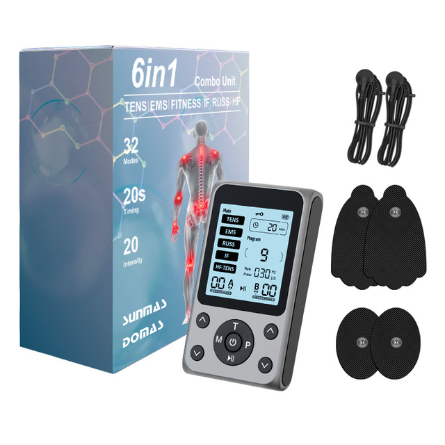 TENS Unit Massager EMS Electrical Muscle Stimulator Device for Pain Relief Medical Equipment for Physical Therapy