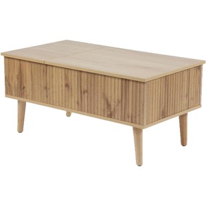 Table basse relevable transfrontalière pour le commerce extérieur avec rangement, table basse en bois sur pied pour l'intérieur domestique - Product Image 5