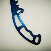 Service de fabrication CNC OEM/ODM pour profilés en aluminium, outils de dégivrage d'hiver en aluminium anodisé bleu
