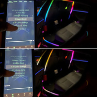 Éclairage d'ambiance LED pour portières, contrôlé par application intelligente, pour Tesla Model 3 Highland et Model Y Juniper