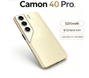 Teléfono Inteligente TECNO Camon 40 Pro 5G, Batería de 5200mAh, 8/12/16GB de RAM, 128/256/512/1TB de ROM, Color Dorado - Product Image 3