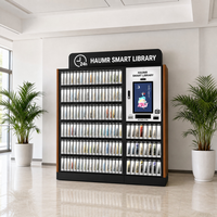 HAUMR Distributeur Automatique Intelligent de Livres pour Bibliothèque Portable en Libre-Service, Casier de Stockage et de Livraison de Livres Intelligents, Casiers Électroniques pour Colis