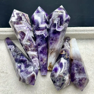 Venta al por mayor varita de piedra de amatista de sueño natural Fanshi gran oferta artesanías de cristal de cuarzo de fábrica para la decoración del hogar y la curación - Product Image 3