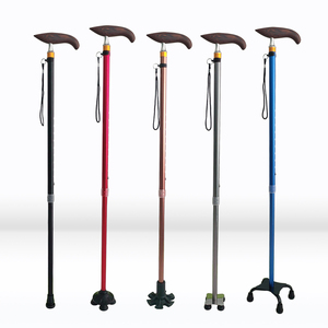 折りたたみ式軽量アルミ製調節可能携帯杖、男性女性高齢者向け - Product Image 2