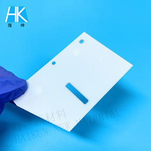 사용자 정의 하드 강한 화이트 링 지르코니아 세라믹 96% 알루미나 세라믹 카드 시트 - Product Image 5