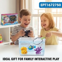 Jouet de nage pour poissons télécommandé EPT RC 3 canaux 5 directions, série d'animaux marins interactifs, jouet robotique pour poissons, animal électronique