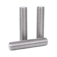 Custom Standard DIN975 Bolt Full Thread Stud Bolts Stainless Steel Bar Rods with Plain Finish