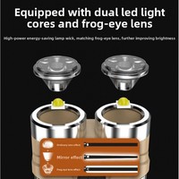 Mini lampe torche LED IP65 avec porte-clés, rechargeable par USB-Type-C, protection contre les surcharges de batterie, ultra-légère, portée du faisceau de plus de 500 m