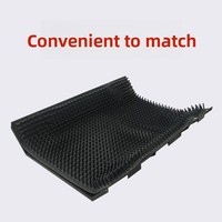 Nichoirs pour poules pondeuses, plateaux à œufs, bols de nidification en plastique pour poules élevées en plein air, tapis en herbe artificielle de haute qualité