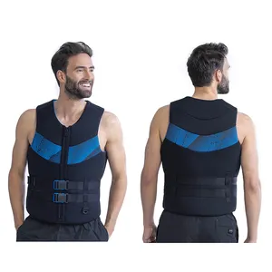 Toptan yüzme güvenlik ceket yetişkin Jetski kayak PFD can yeleği yetişkin süblimasyon neopren EPE köpük Wakeboard can yeleği