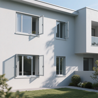 Ventanas Modernas de PVC Populares, OEM/ODM, Ventanas Abatibles de UPVC Personalizadas