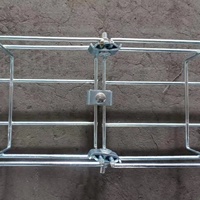 Plateau de câblage en treillis métallique en acier au carbone galvanisé à chaud (HDG) 100*75mm pour télécommunications, alimentation et câblage de salle - Plateau de câblage galvanisé