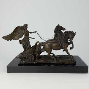 Романтическая медная статуэтка ангела на колесах, креативная гравировка, 3D-дизайн в виде животного, декор для дома, подарок, металлические изделия для гостиной, прихожей, кабинета - Product Image 3