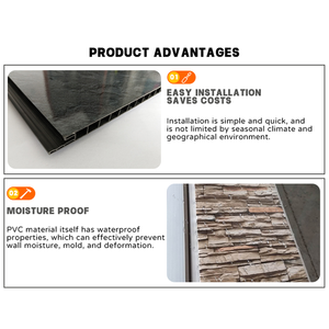 <span class=keywords><strong>Paneles</strong></span> de Pared de <span class=keywords><strong>Ladrillo</strong></span> de Piedra de <span class=keywords><strong>PVC</strong></span> de Alta Calidad - Duraderos e Impermeables para Decoración Exterior/Interior - Product Image 4