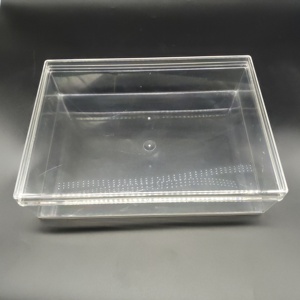 Scatola trasparente di <span class=keywords><strong>grandi</strong></span> <span class=keywords><strong>dimensioni</strong></span> con coperchio separato per l'imballaggio di caramelle regalo - Product Image 1