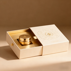 กล่องกำมะหยี่ทำมือแบบรีไซเคิลได้ บรรจุภัณฑ์ของขวัญน้ำหอมและผลิตภัณฑ์บำรุงผิวสุดหรู พร้อมริบบิ้น กล่องกระดาษแข็งแข็งแรง ออกแบบโลโก้ได้ - Product Image 4