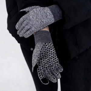 Wholesale Custom Factory Direct <b>Warm</b> Winter <b>Gloves</b> for Men Women Thick Nylon/Cotton/Metallic Knitted Elastic Touch Screen <b>Gloves</b> - Product Image 1