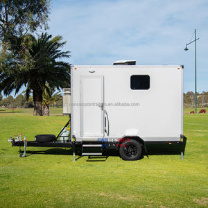Remorque pour chambre simple avec <span class=keywords><strong>douche</strong></span> Remorque de luxe portable pour <span class=keywords><strong>douche</strong></span> et toilettes facile à déplacer - Product Image 3