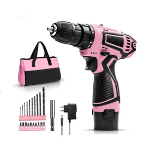 NEOBRISKEN 12V Lithium Battery Two-speed Drill Rechargeable Percussion <b>Set</b> Multi-function Bit 1500rpm N317 Drill & <b>Screwdriver</b> K - Product Image 1