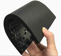 Écran LED couleur pleine gamme P2-P10 intérieur/extérieur, affichage publicitaire LED flexible et transparent