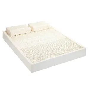 Super Soft High Quality Natural Rubber orthopedic Latex Mattress for Bedroom Comfortable with Removable Cover
