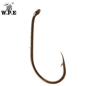Hameçons de <span class=keywords><strong>p</strong></span>êche de marque W.<span class=keywords><strong>P</strong></span>.E, <span class=keywords><strong>5</strong></span> paquets/lot, hameçons à ardillon, taille 1 # -4 #   1/0 # -4/0 #   Hameçon de <span class=keywords><strong>p</strong></span>êche à la carpe en acier à haute teneur en carbone coréen, matériel de <span class=keywords><strong>p</strong></span>êche - Product Image 3