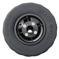 Roues pneumatiques de ballon de roue de plage de polyuréthane d'OEM 9 "pour chariot de kayak de chariot de plage