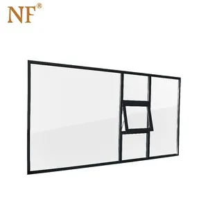 Aluminium Luifel Grote Glazen Ramen Swing Rvs Horizontale Moderne Aluminium Villa Insect Controle Roller Blind