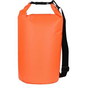 Sac étanche 10L avec poignée Ocean Pack pour sports de plein air, camping, randonnée, sac sec transparent en PVC - Product Image 1