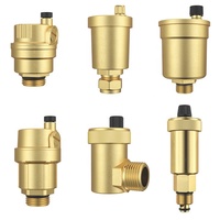 Brass Exhaust Valve for Manifold Accessories with HVAC and Underfloor Heating Pipes