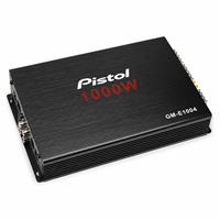 Amplificateur de voiture PISTOL GM-E1004 1000W 4 canaux classe AB, stéréo pleine gamme 100W x 4 RMS 14.4V 10Hz-60kHz