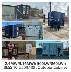 1mwh 5mwh 10mwh 20ft 40ft container 10 năm cuộc sống thời gian ngoài trời Pin Tủ bess năng lượng mặt trời Pin năng lượng Hệ thống lưu trữ - Product Image 3