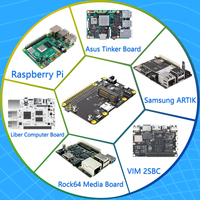 Ahududu Pi Mini PCIe adaptörü 3G/4G/LTE SIM yuvası Samsung ARTIK için destekler/Rock64/Asus Asus/Latte Panda GPIO desteklenen stok