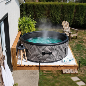Jacuzzi Inflable Aislado Térmicamente, Resistente, Espacioso, <span class=keywords><strong>para</strong></span> 4-6 Personas, <span class=keywords><strong>Piscina</strong></span> Spa <span class=keywords><strong>para</strong></span> Reuniones y Ocio al Aire Libre, 2026 - Product Image 2