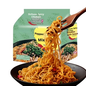 Rasa ayam Sesame Peppercorn goreng mie instan NoodlesTurkey rendah lemak mie campuran kering adalah makanan ringan larut malam yang sempurna
