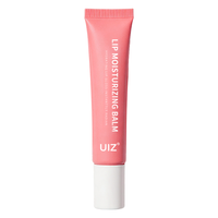 Baume à lèvres hydratant effet gloss pour une brillance instantanée, couleur transparente avec beurre de karité nourrissant, végan, rose sucré